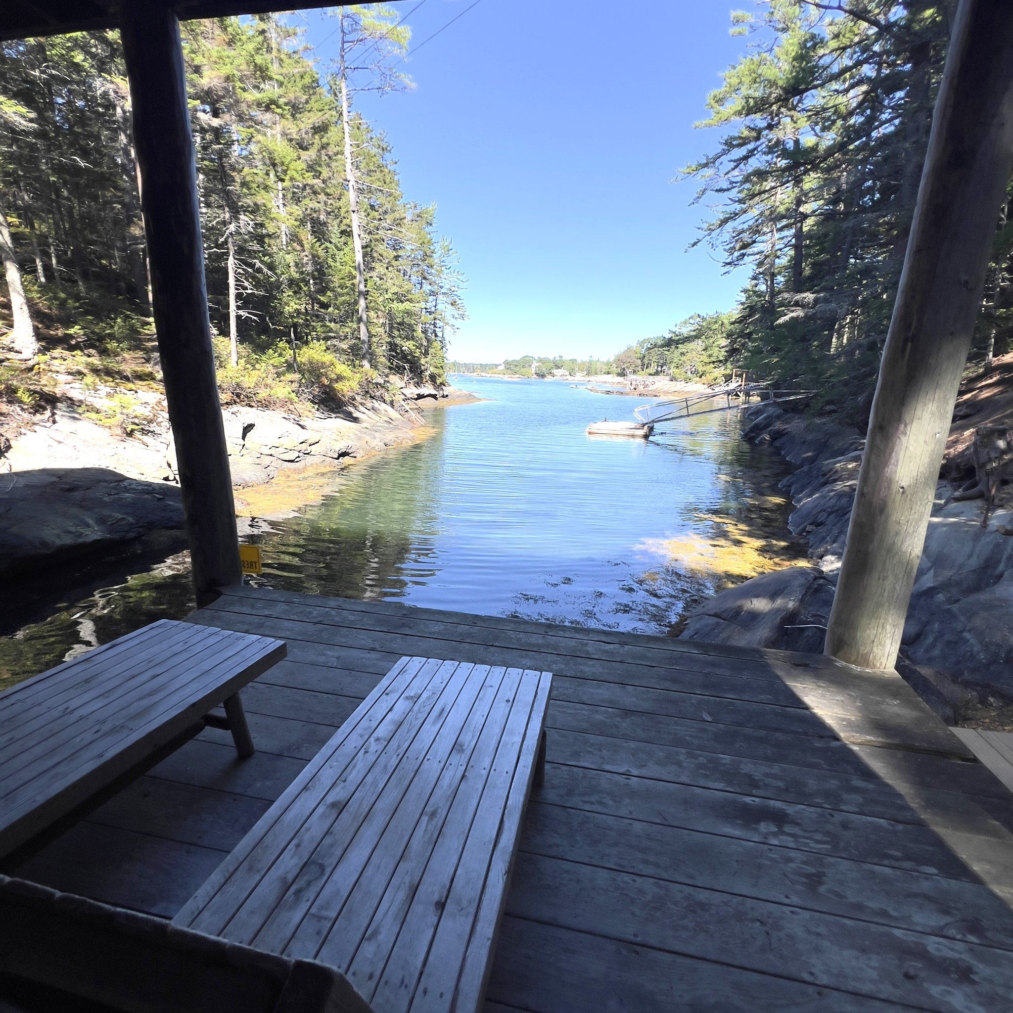 Relax on the lower level front deck