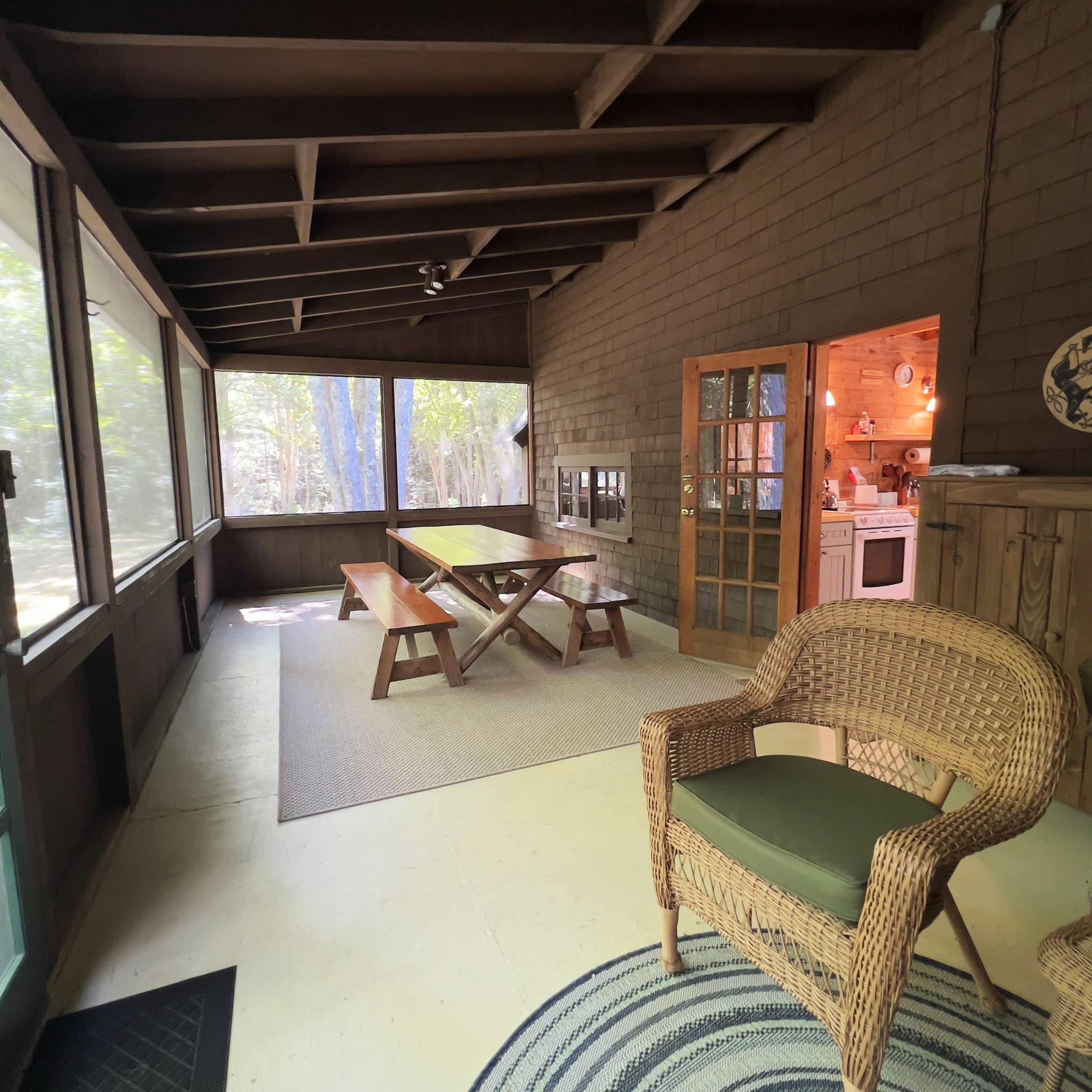 Still Meadow screened porch